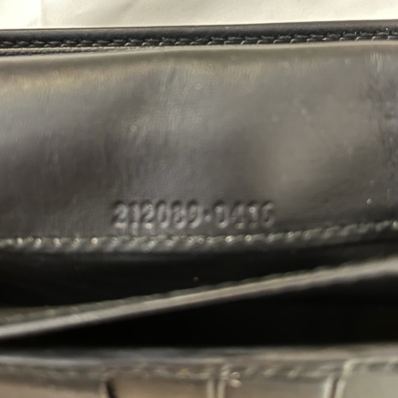 Authentic Gucci GG Supreme Continental Navy Coated Canvas Wallet - Picture 10 of 15